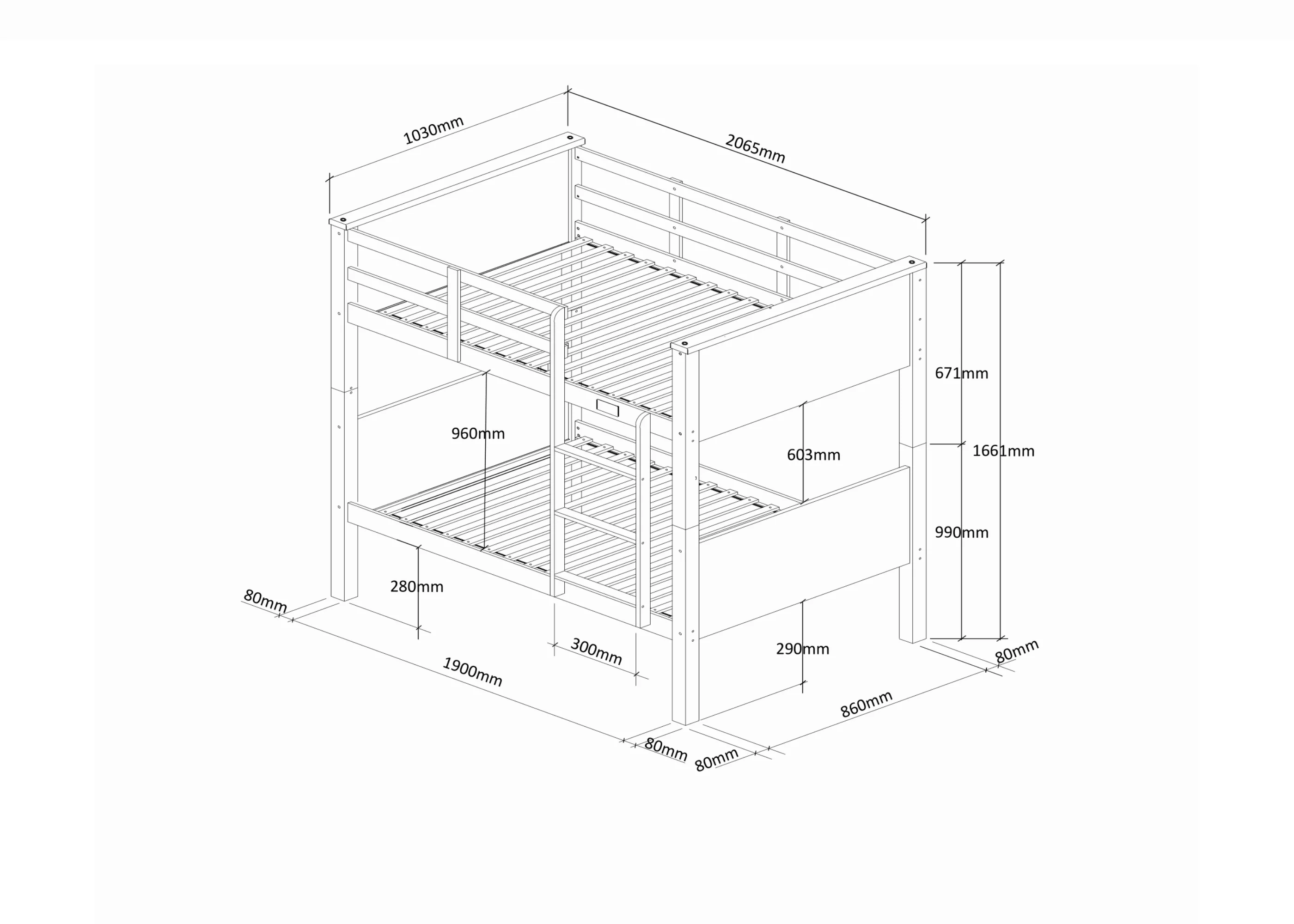 Langham HD Bunk Bed - Image 5